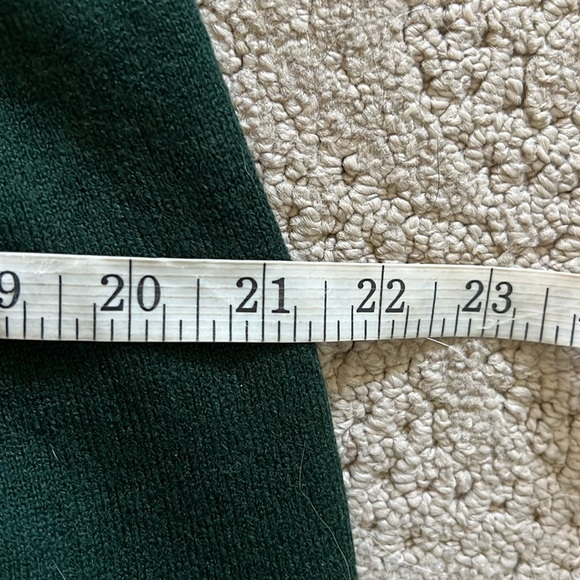 NWT Vince Camuto Bow Back Green Fit & Flare Sweater Dress Size Small - Picture 10 of 12